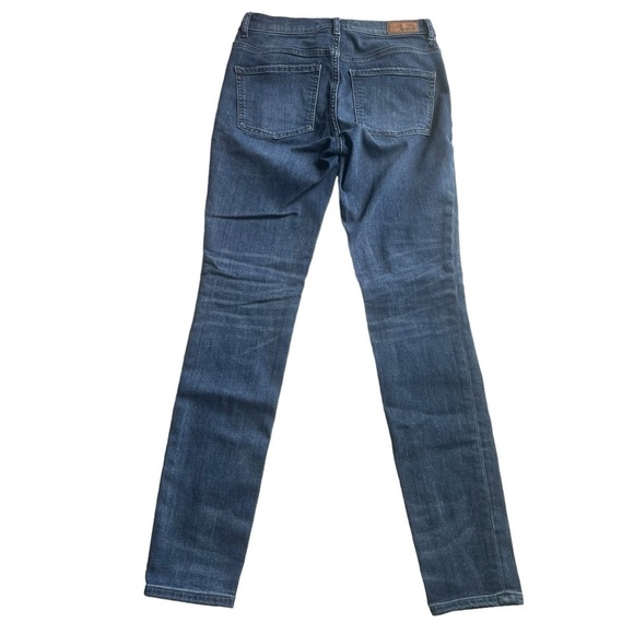 Express Denim Skinny Jegging jeans blue Size 4R Mid rise 27W 29L stretch - Picture 5 of 7